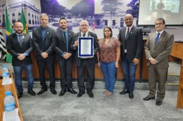 Foto - Grão Mestre João Rezende é cidadão caçapavense