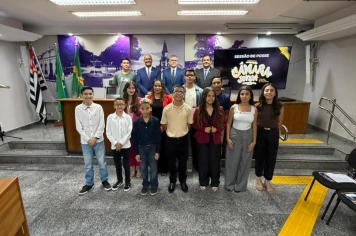 Foto - Posse da Câmara Jovem 2026