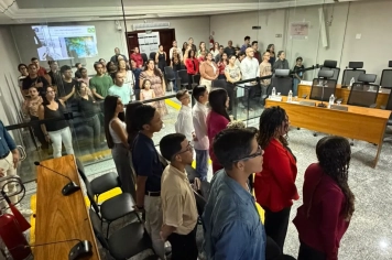 Foto - Posse da Câmara Jovem 2026