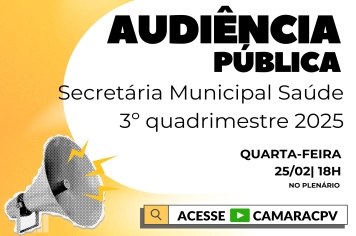 Audiência Pública da Secretaria de Saúde
