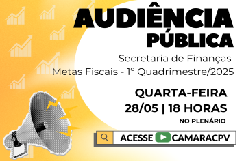 Audiência Pública da Secretaria Municipal de Finanças