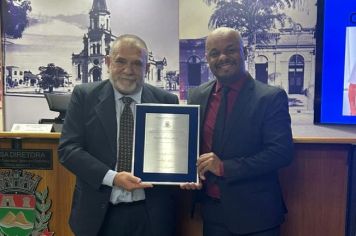 Sr Oswaldo Marco Junior é homenageado na Câmara