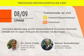  Câmara recebe a palestra 