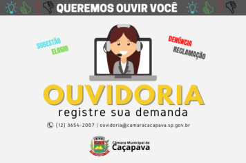 Câmara inaugura setor de Ouvidoria. Veja como registrar sua demanda 