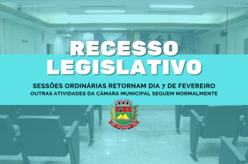 Período de Recesso Legislativo