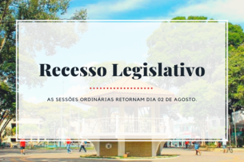  Período de Recesso Legislativo 