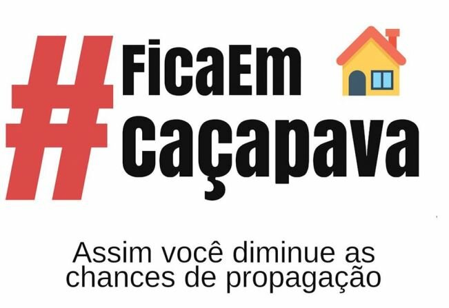 Câmara incentiva as pessoas a ficarem em casa nesse período