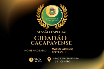 Câmara concederá Título de Cidadão Caçapavense a Marco Aurélio Bertaiolli