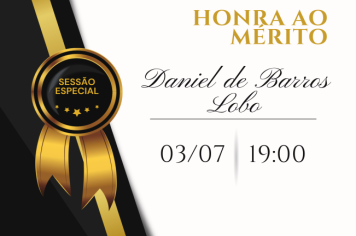 Câmara prestará homenagem a Daniel de Barros Lobo