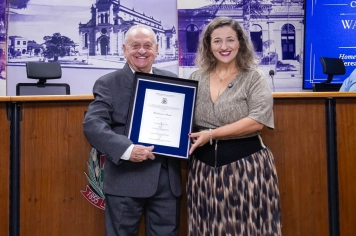 Câmara de Caçapava concede Título de Cidadão Caçapavense a Waldomiro Russi