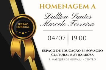 Músicos Dallton Santos e Marcelo Ferreira serão homenageados