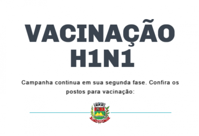 Vacinação H1N1: campanha continua com alteração de postos
