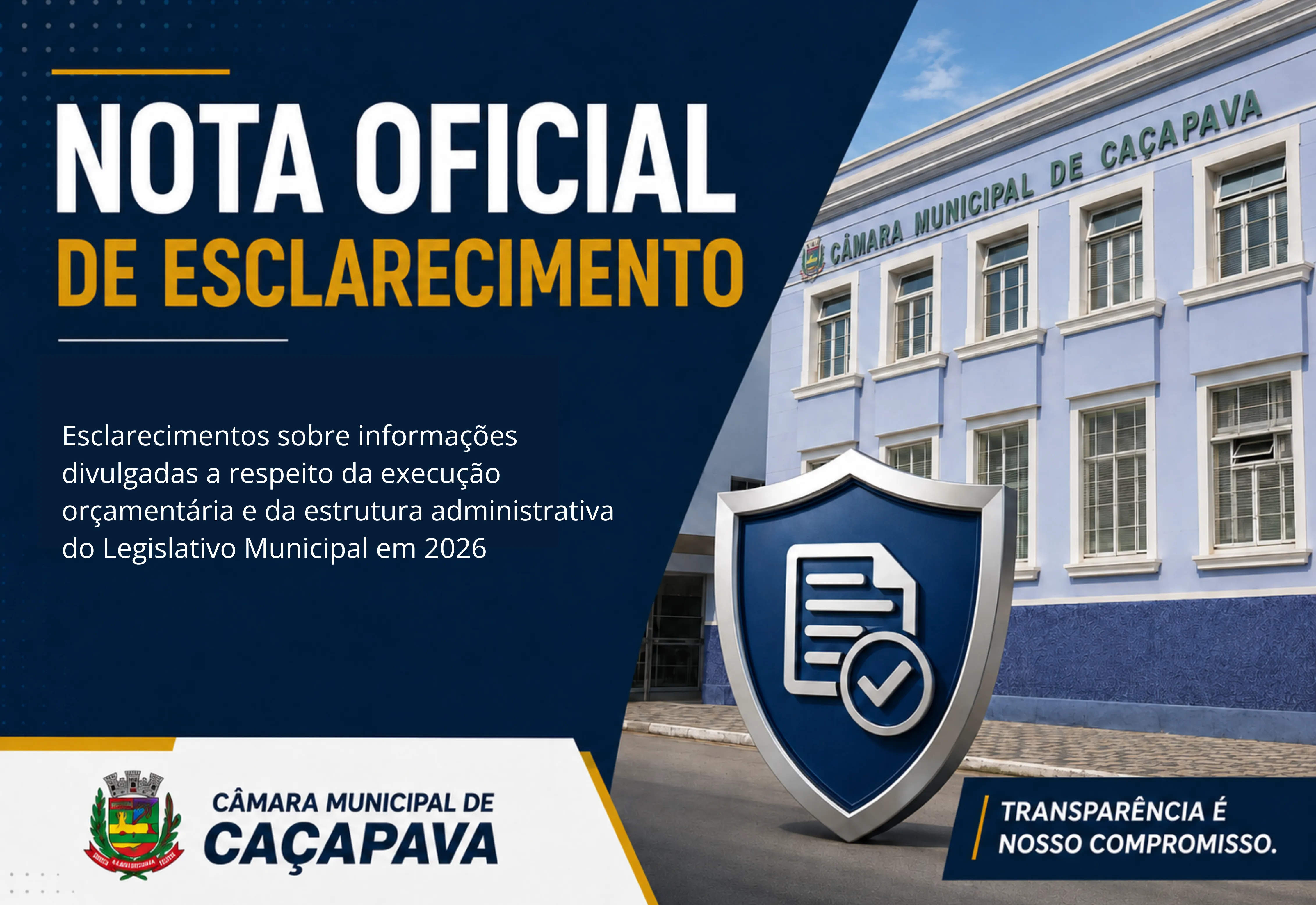 Nota Oficial de Esclarecimento