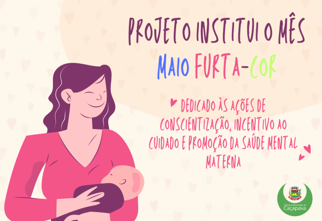 MAIO FURTA-COR: Aprovado projeto de conscientização da saúde mental materna