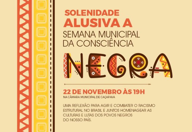 Câmara oferece palestra em homenagem a Consciência Negra