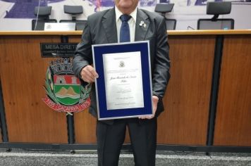 Foto - Grão Mestre João Rezende é cidadão caçapavense
