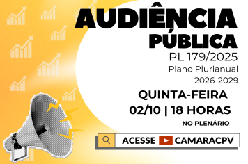 Audiência Pública sobre o Plano Plurianual 2026-2029